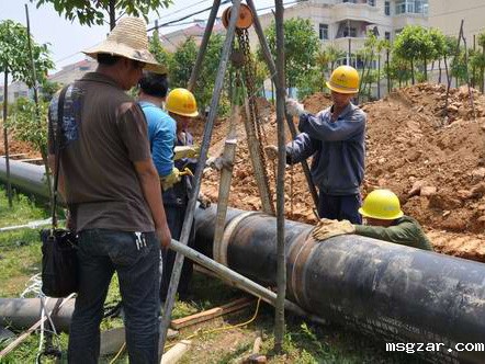 3PE防腐钢管现场焊接